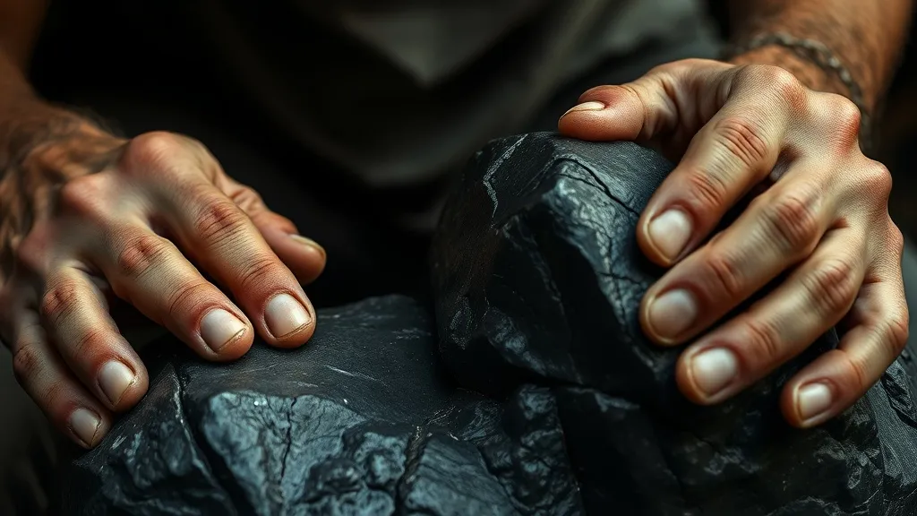 Dream symbol: black rock: scenarios: Dream about Carving a Black Rock