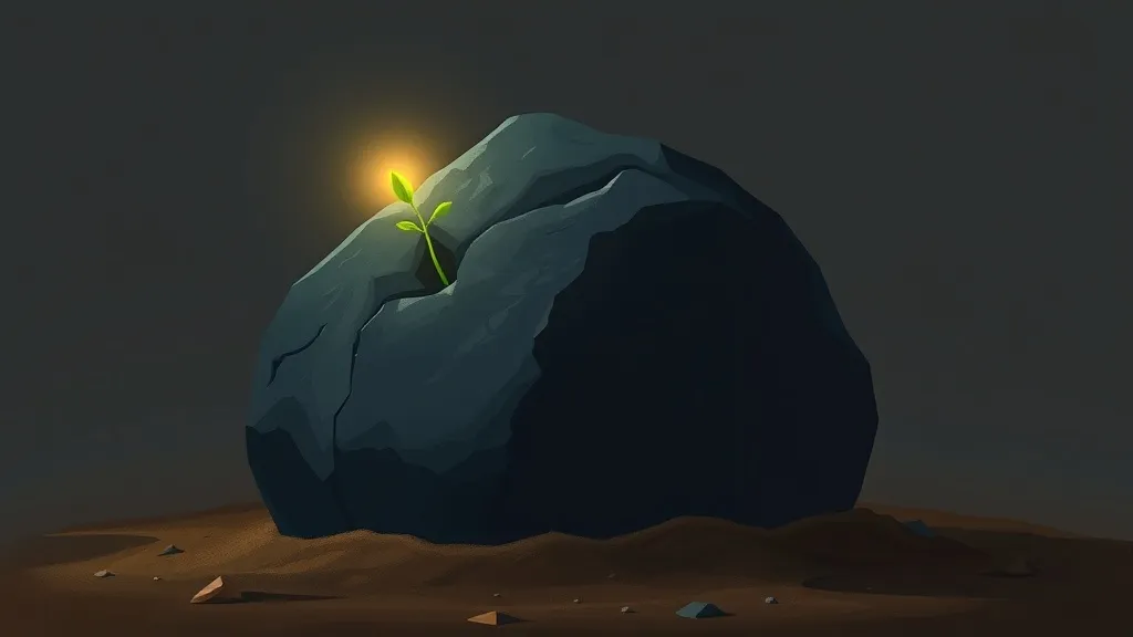 Dream symbol: black rock: symbolism: Hidden Potential and Unexplored Strengths