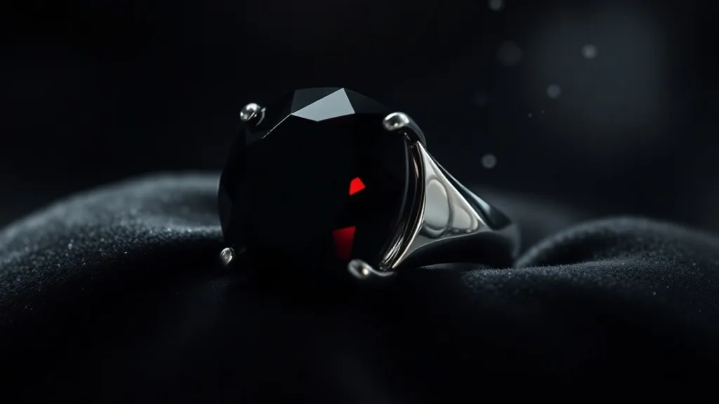 Dream symbol: black ruby rings: scenarios: Dream of a Black Ruby Ring Glowing