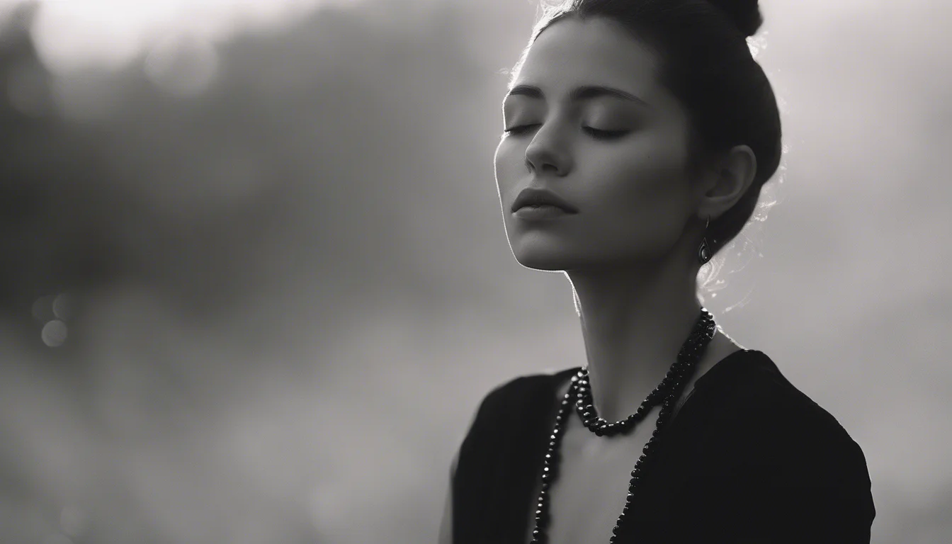Dream symbol: black semi-transparent bead necklace: intro