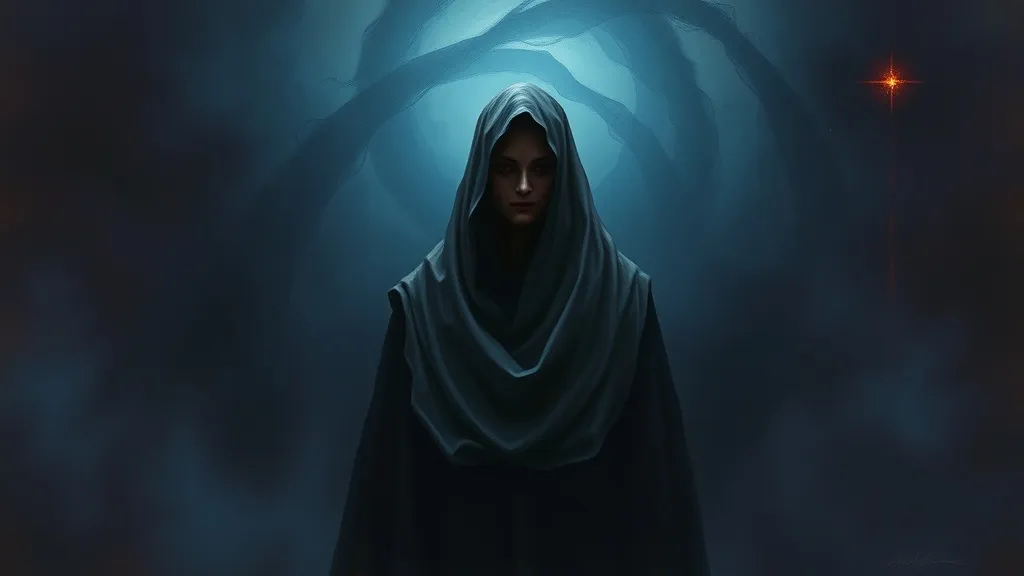 Dream symbol: black shawl: symbolism: Mystery and the Unknown Future