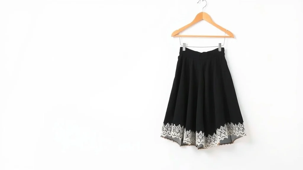 Dream symbol: black skirt: scenarios: Dream of a black skirt with lace
