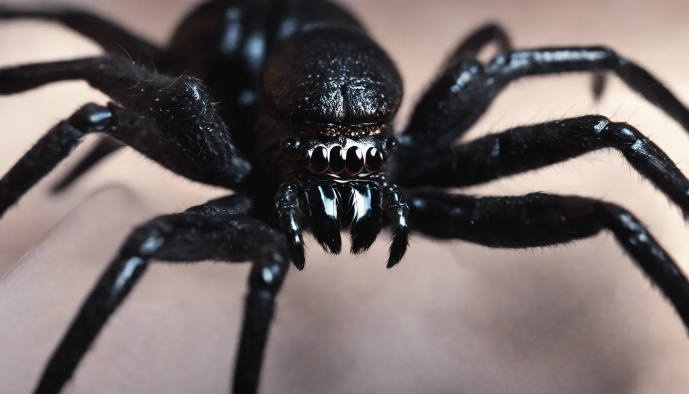 Dream symbol: black spider: scenarios: Dream about a black spider on your face