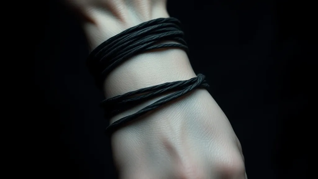 Dream symbol: black string: symbolism: Binding and Restraint