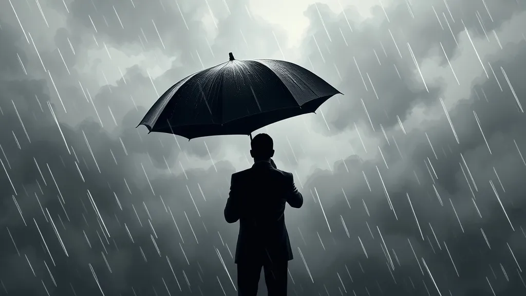 Dream symbol: black umbrella: symbolism: Overcoming Adversity and Challenges
