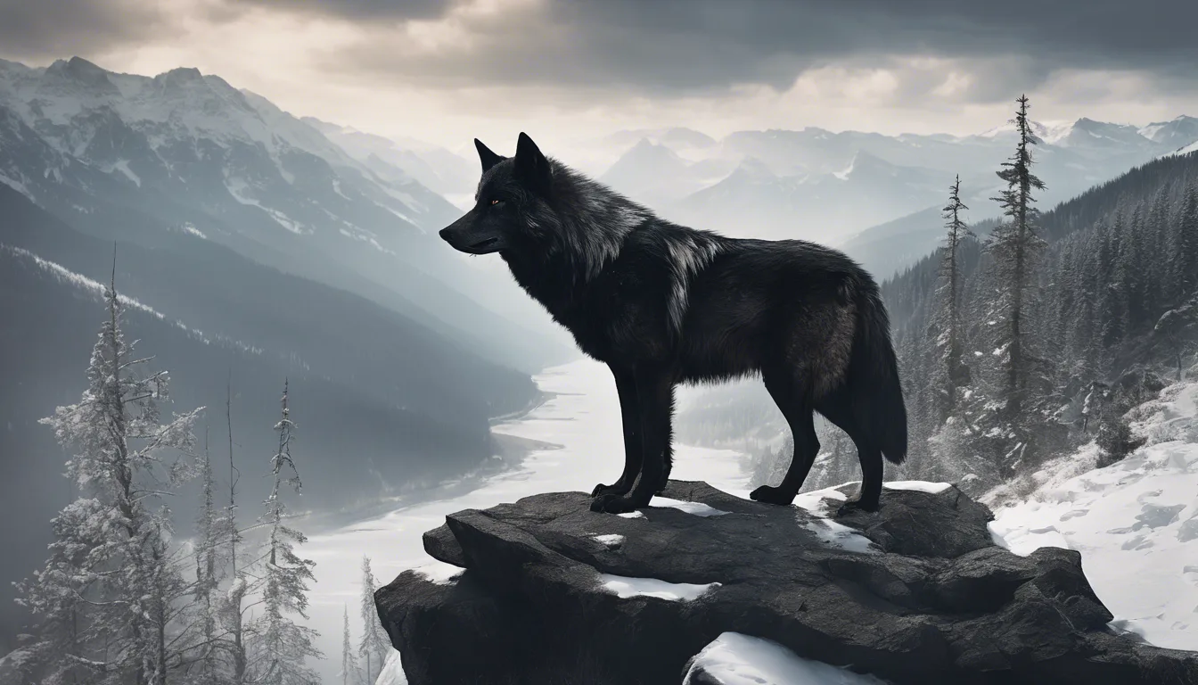 Dream symbol: black wolf: symbolism: Instinct and Primal Nature