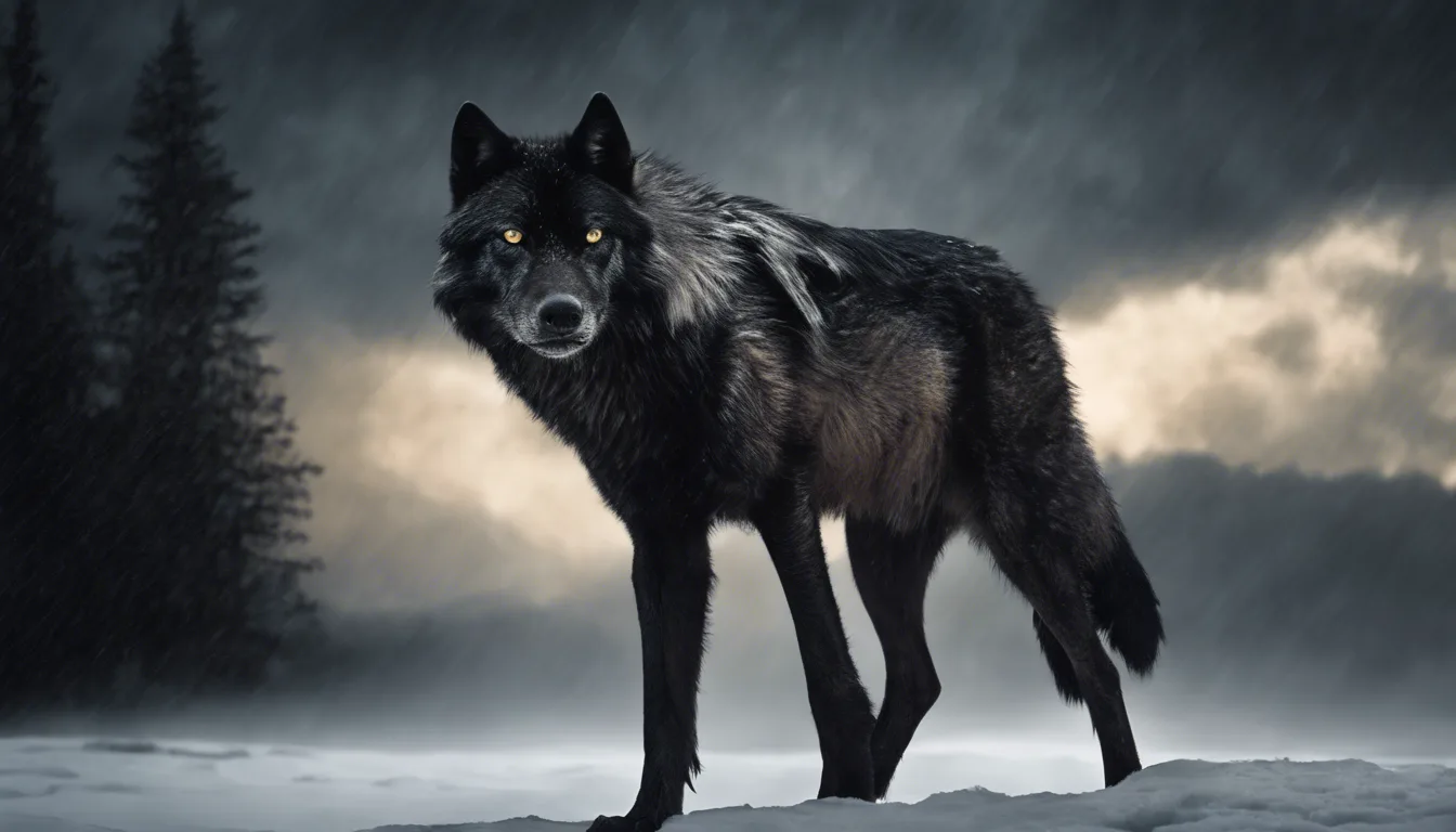 Dream symbol: black wolf: symbolism: Power and Strength