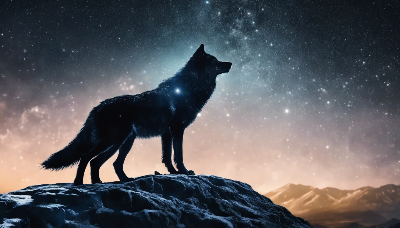 Dream symbol: black wolf: symbolism: Spirituality and Connection to the Divine
