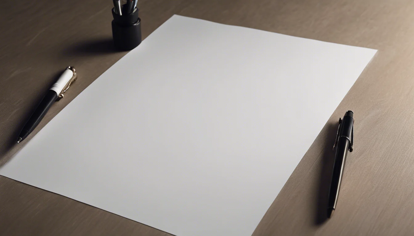 Dream symbol: blank sheet: intro