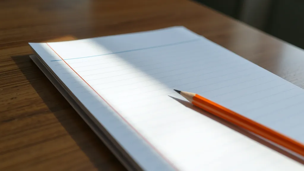 Dream symbol: blank white lined paper: intro
