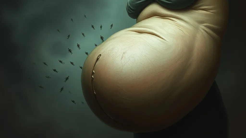 Dream symbol: bloated stomach: symbolism: Overindulgence and Excess