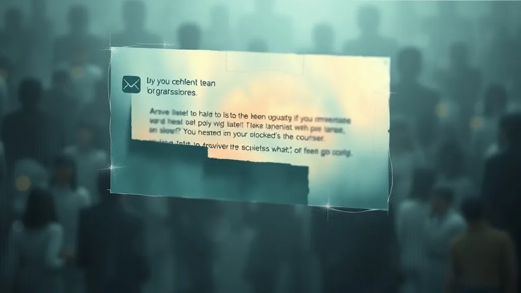 Dream symbol: blocked message: scenarios: Dreaming of a message blocked by a filter