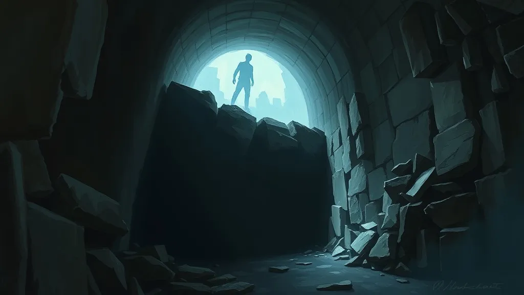 Dream symbol: blocked tunnel: symbolism: Spiritual Blockages and Stagnation