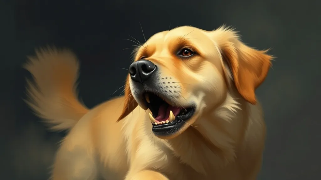 Dream symbol: blonde dog: scenarios: Dream of a Blonde Dog Attacking You