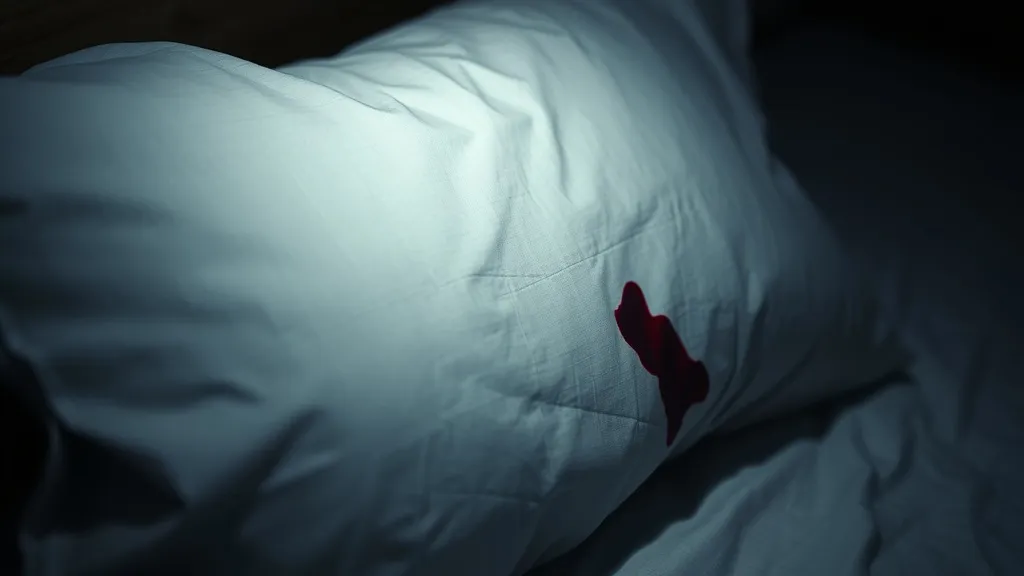 Dream symbol: blood on pillow: scenarios: Dream of Blood on Your Pillow and Feeling Fear