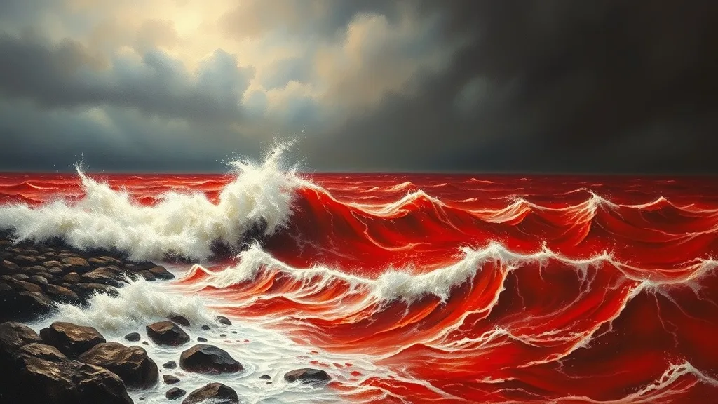 Dream symbol: sea of blood: demographics: Those Dealing with Grief and Loss