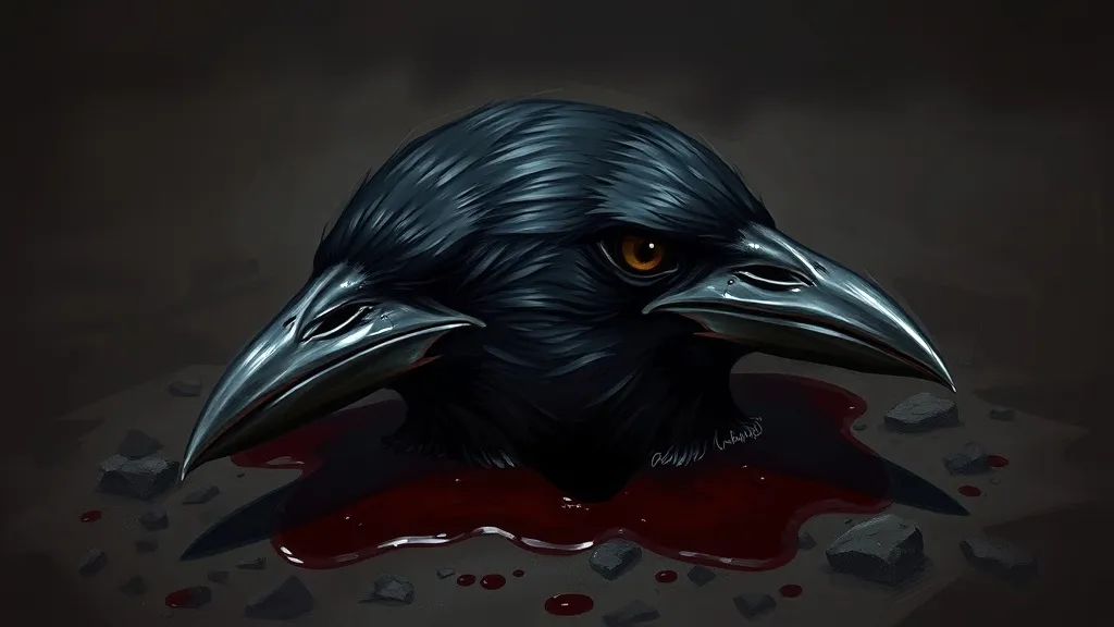 Dream symbol: bloodied crow's head: scenarios: Dreaming of a Bloodied Crow's Head: A Warning Sign?