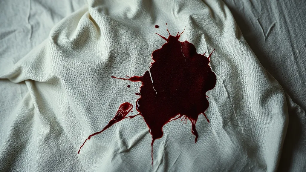 Dream symbol: bloodstain: symbolism: Physical Injury and Trauma