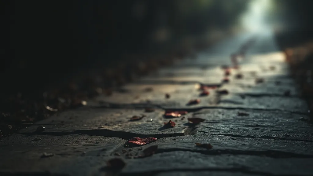 Dream symbol: bloody toe prints: symbolism: Reflections of Inner Conflict and Turmoil