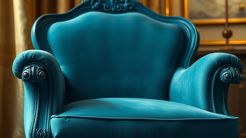 Dream symbol: blue antique chair: demographics: History Buffs and Vintage Lovers