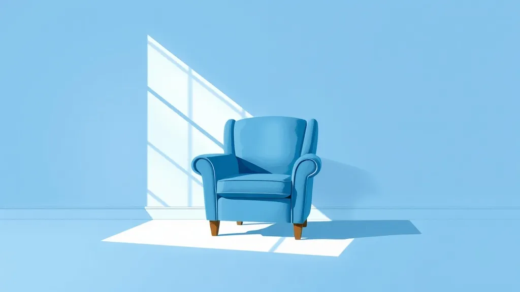 Dream symbol: blue chair: symbolism: Tranquility and Calm