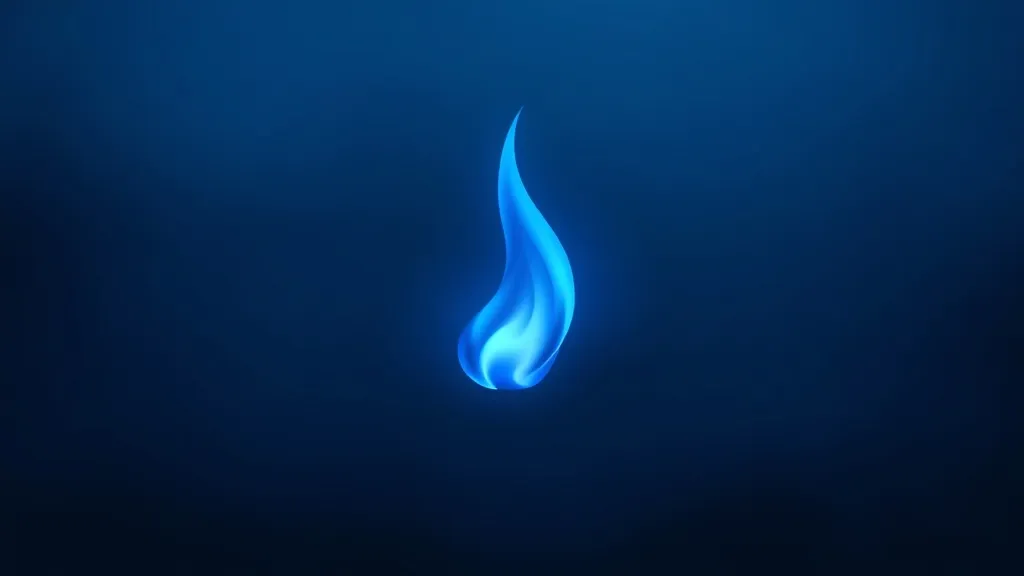 Dream symbol: blue flame: symbolism: Emotional Healing and Self-Acceptance