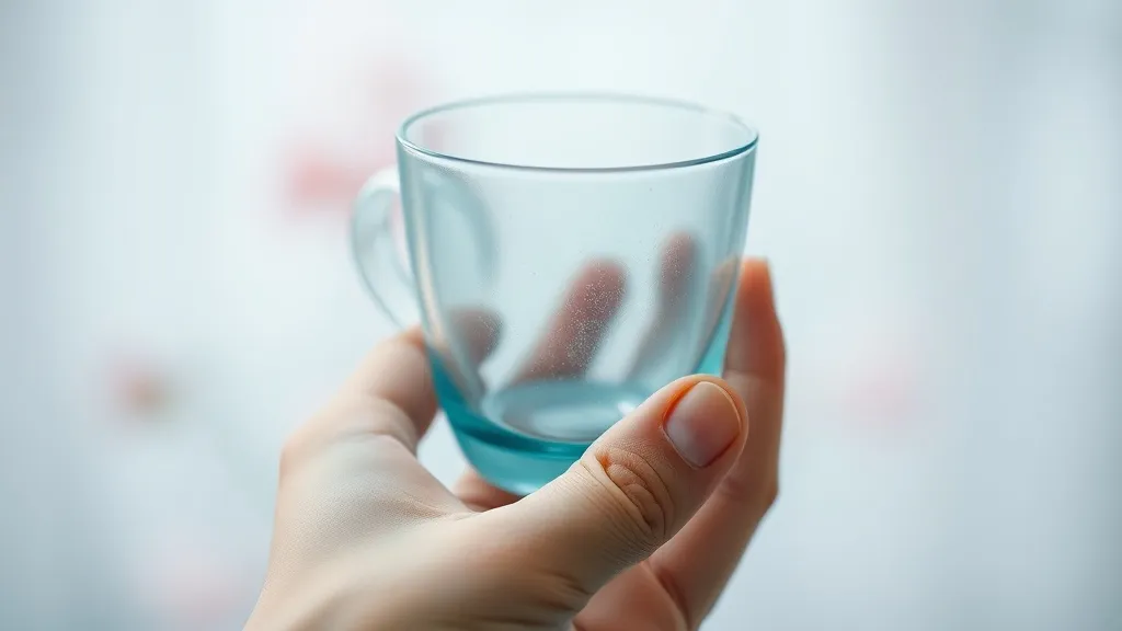 Dream symbol: blue glass cup: symbolism: Holding onto Precious Memories