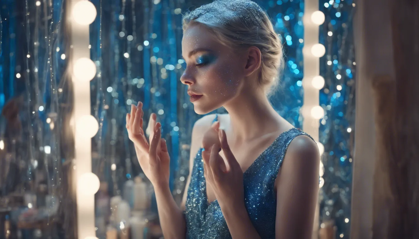 Under the Blue Shimmer: Unraveling the Enigmatic Symbolism of Blue Glitter Makeup in Dreams