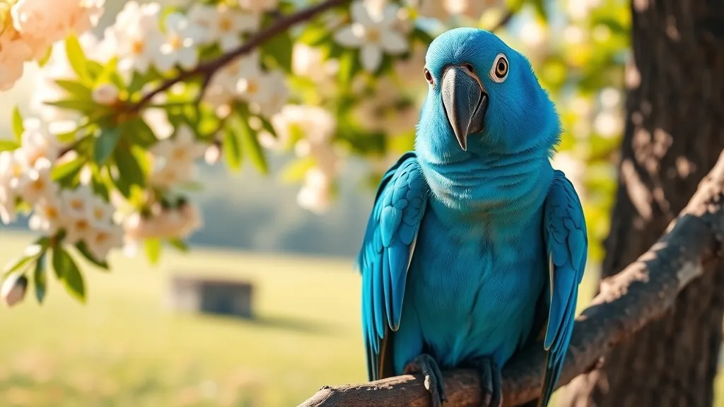 Dream symbol: blue parrot: symbolism: A Symbol of Loyalty and Companionship