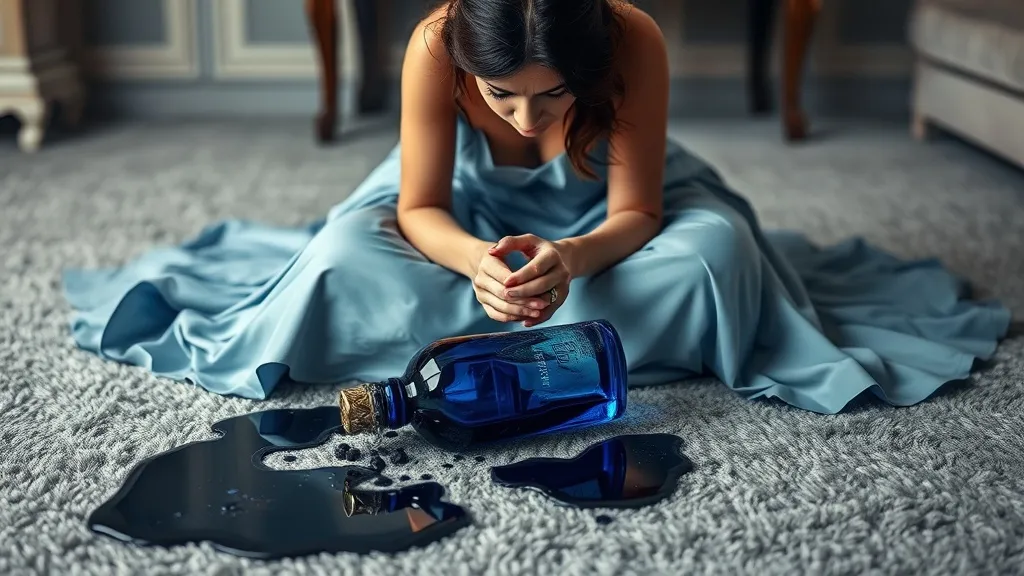 Dream symbol: blue perfume: scenarios: Dream of Spilling Blue Perfume