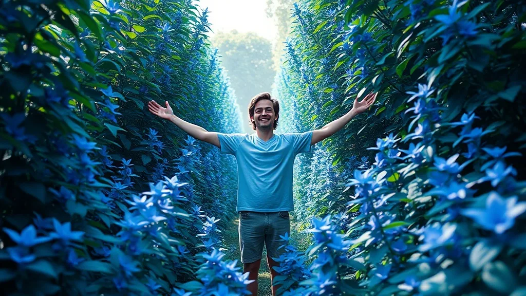 Dream symbol: blue plants: symbolism: Prosperity and Abundance