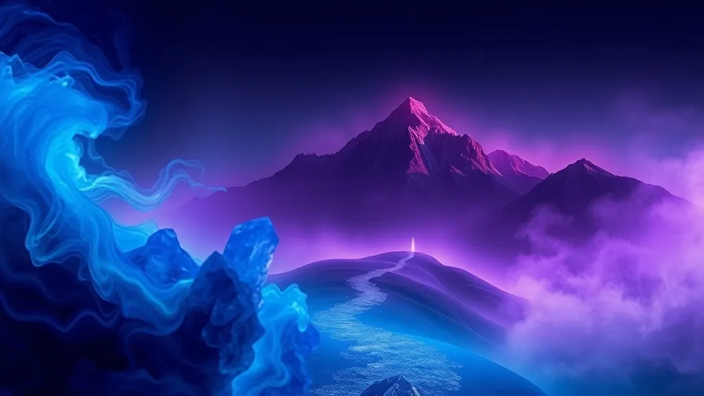 Dream symbol: blue and purple colors: scenarios: Dream about the Intensity of Blue and Purple