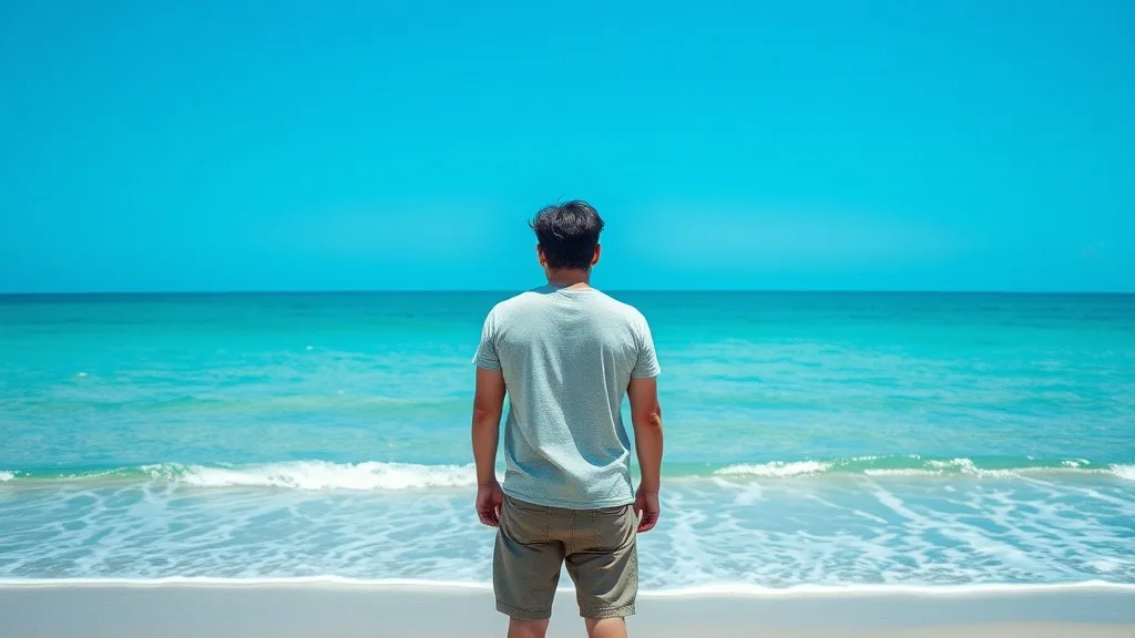 Dream symbol: blue sand beach: scenarios: Dream of losing something on a blue sand beach
