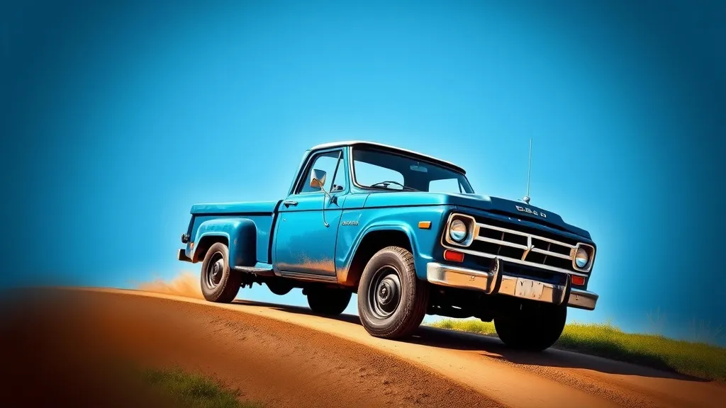 Dream symbol: blue truck: symbolism: Masculine Energy and Strength