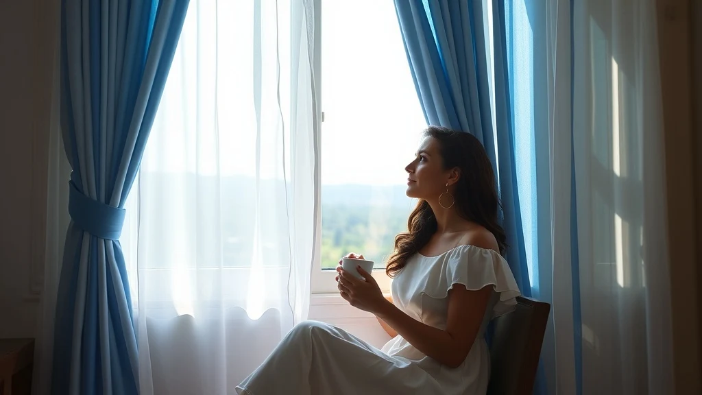 Dream symbol: blue and white curtains: scenarios: Dream of Smelling Blue and White Curtains