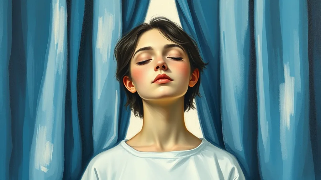 Dream symbol: blue and white curtains: symbolism: Intuition and Insight