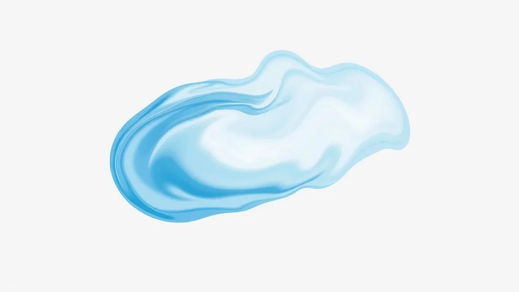 Dream symbol: blue and white liquid: symbolism: Balance and Harmony