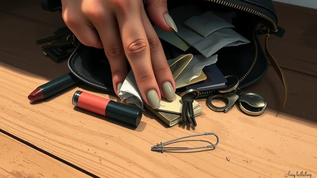 Dream symbol: bobby pin: scenarios: Dream about losing a bobby pin