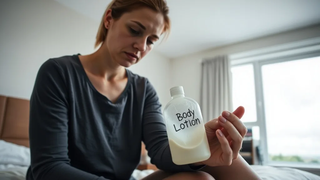 Dream symbol: body lotion: scenarios: Dream of Empty Body Lotion Bottle