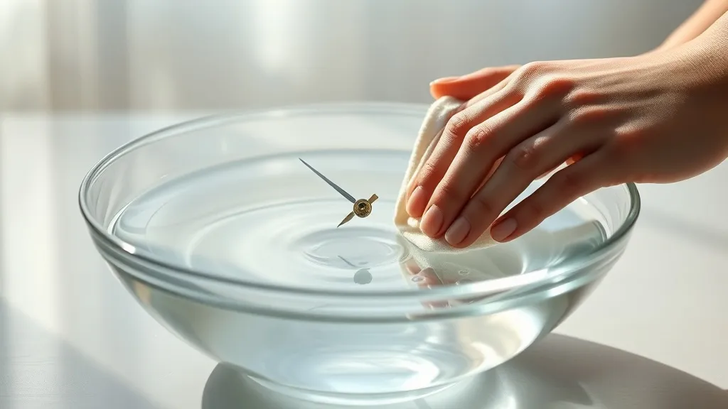 Dream symbol: bowl of water with time hands: scenarios: Dream about Cleaning a Bowl of Water with Time Hands