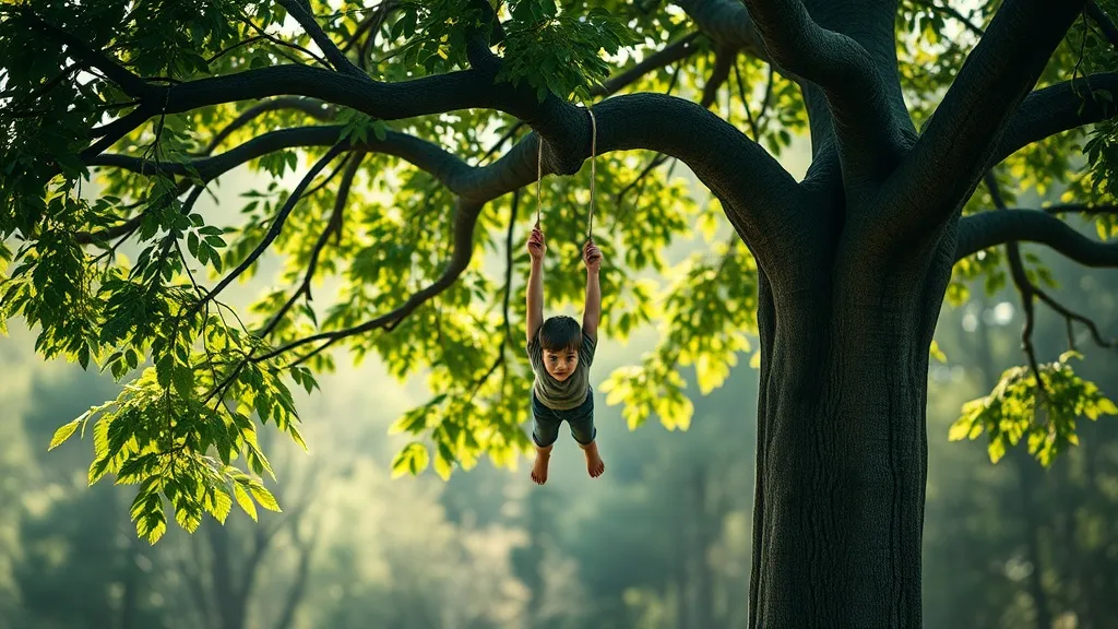 Dream symbol: boy in the tree: scenarios: Dream of a Boy Falling from a Tree