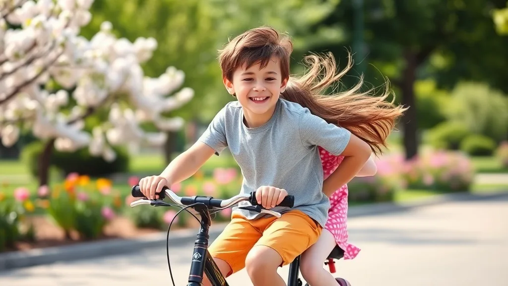 Dream symbol: boys on bicycles: scenarios: Dream of a boy riding a bicycle with a girl