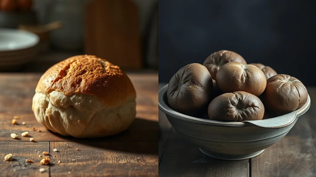 Dream symbol: bread bun: symbolism: Basic Needs and Grounding