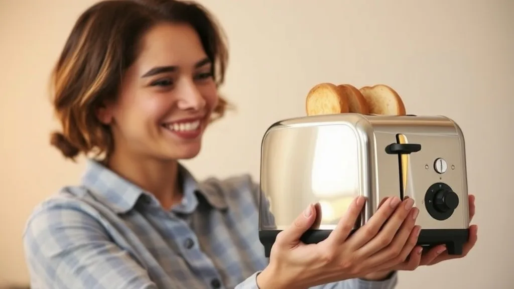 Dream symbol: bread toaster: scenarios: Dream of receiving a bread toaster as a gift