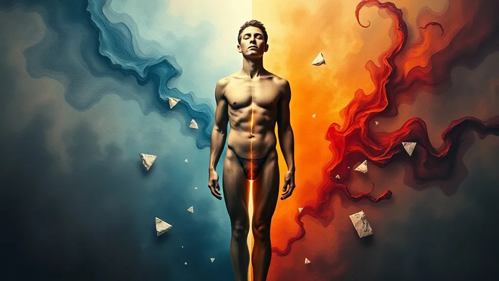 Dream symbol: breaking in half: symbolism: Manifestation of Inner Struggles and Duality