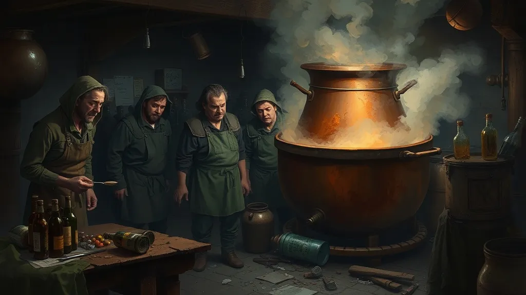 Dream symbol: brewing club: scenarios: Dreaming of a Brewing Club's Failed Experiment