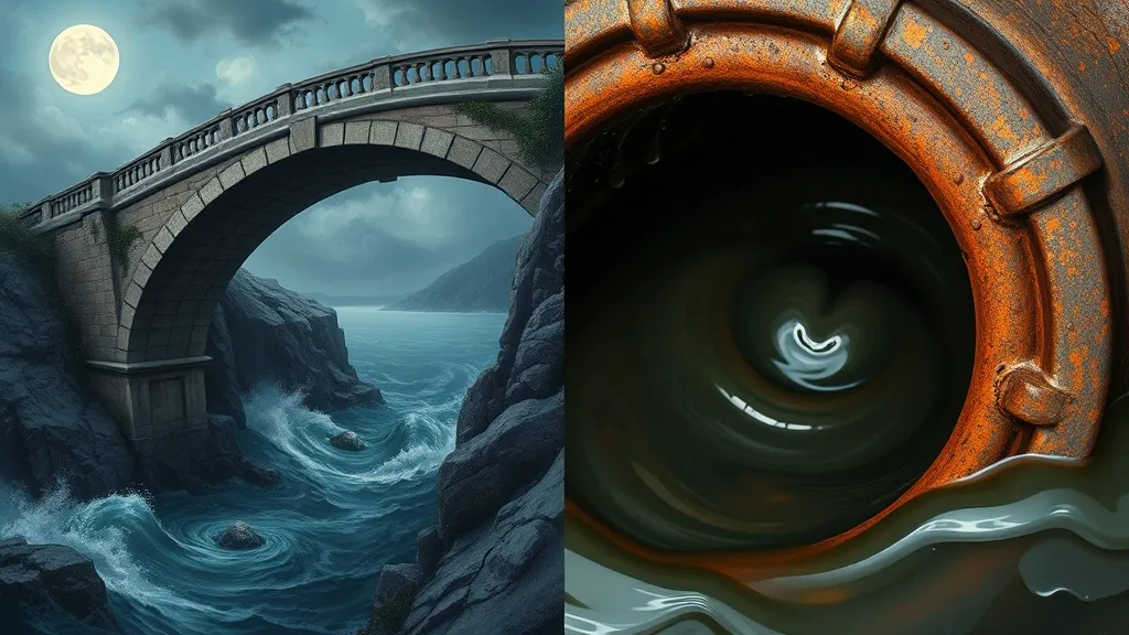 Bridge & Drainage Dreams: Symbolism & Meaning