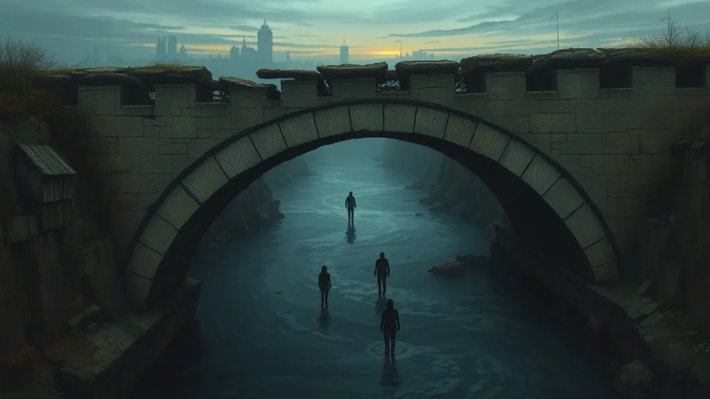 Dream symbol: bridge or drainage: symbolism: Hidden Depths and Unconscious