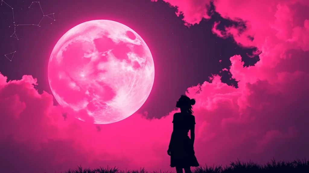 Dream symbol: bright pink super full moon: demographics: Individuals with a Passion for Astrology and Pink Super Moons
