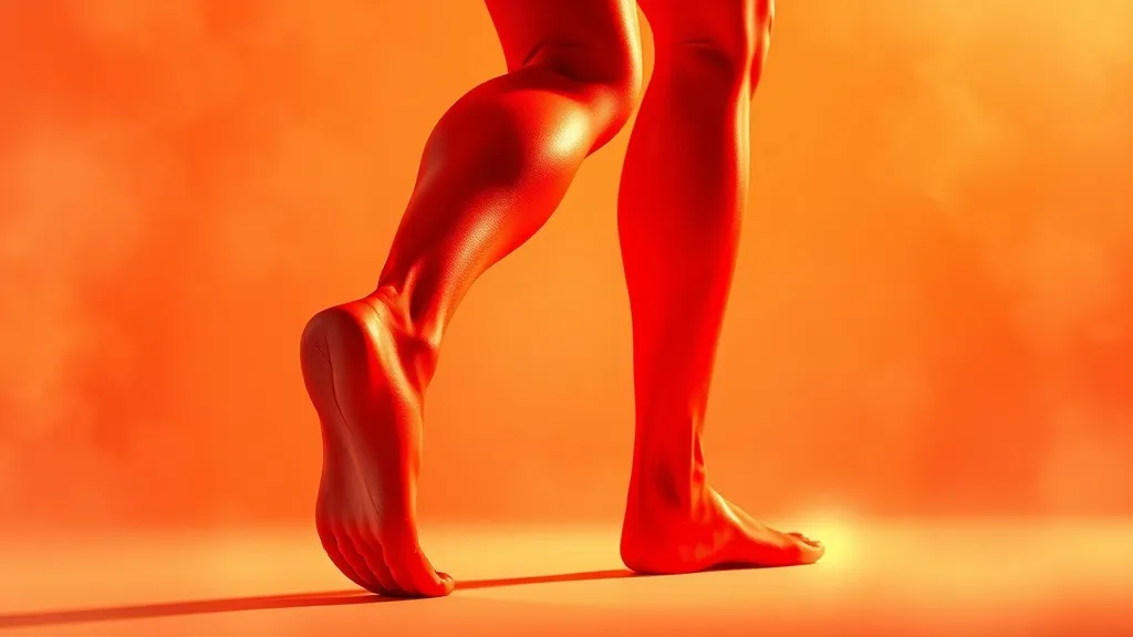 Dream symbol: bright red leg: symbolism: Representation of Vitality and Energy